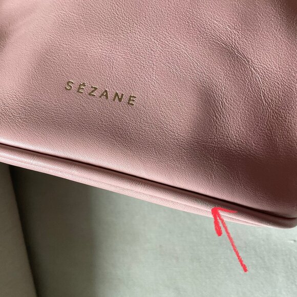 RARE cute cute Sezane Mini Farrow Bag in Pink - Picture 6 of 12